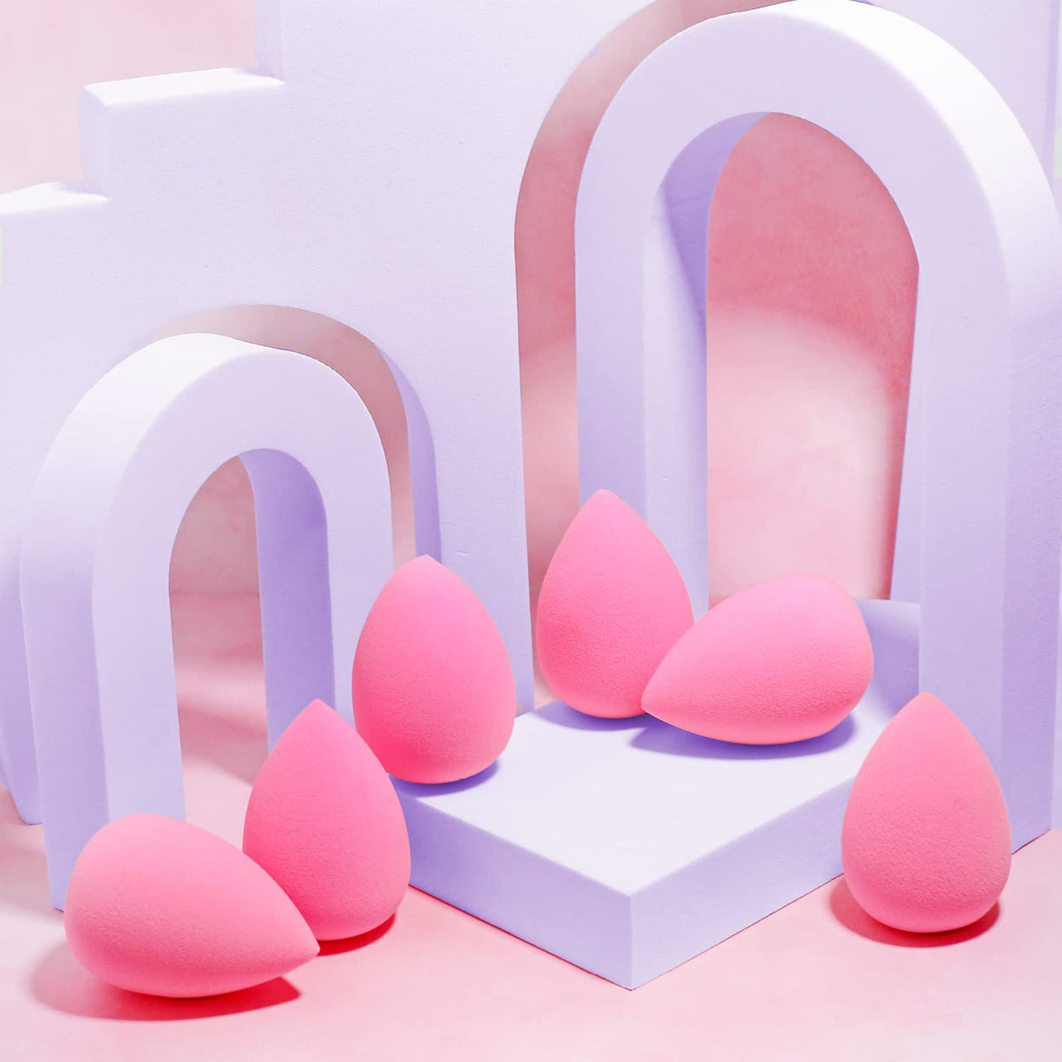 Sponge Set Latex Free and High-definition Set of 6 makeup Wonder blender