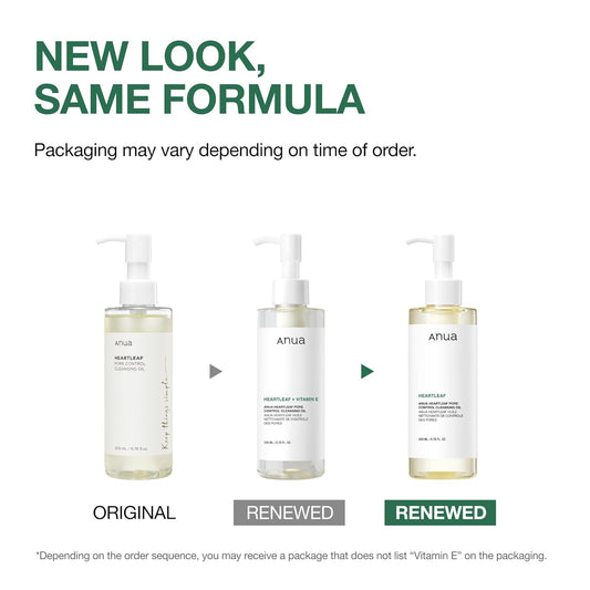 Double Cleansing with Facial Serum, Oil Cleanser & Face Wash with Heartleaf