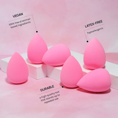 Sponge Set Latex Free and High-definition Set of 6 makeup Wonder blender