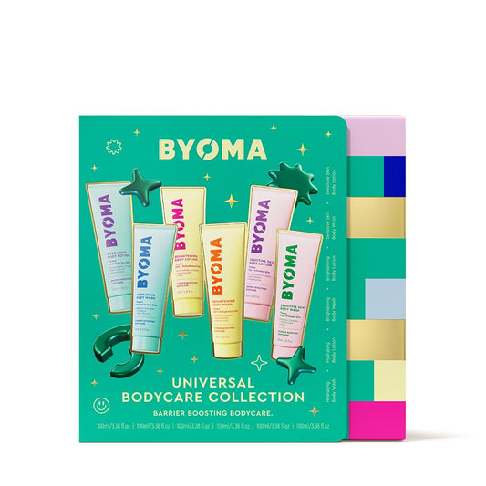 BYOMA Set de regalo de vacaciones para el cuidado corporal (kit de 6 piezas)