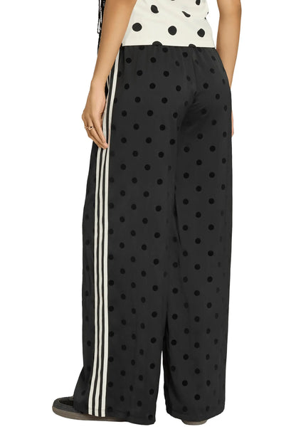 Firebird Polka Dot Wide Leg Track Pants