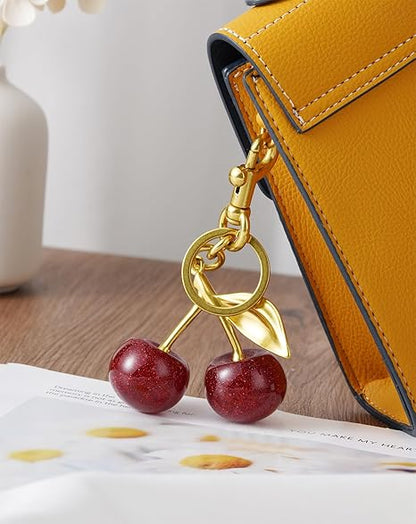 Cherry Keychain Bag