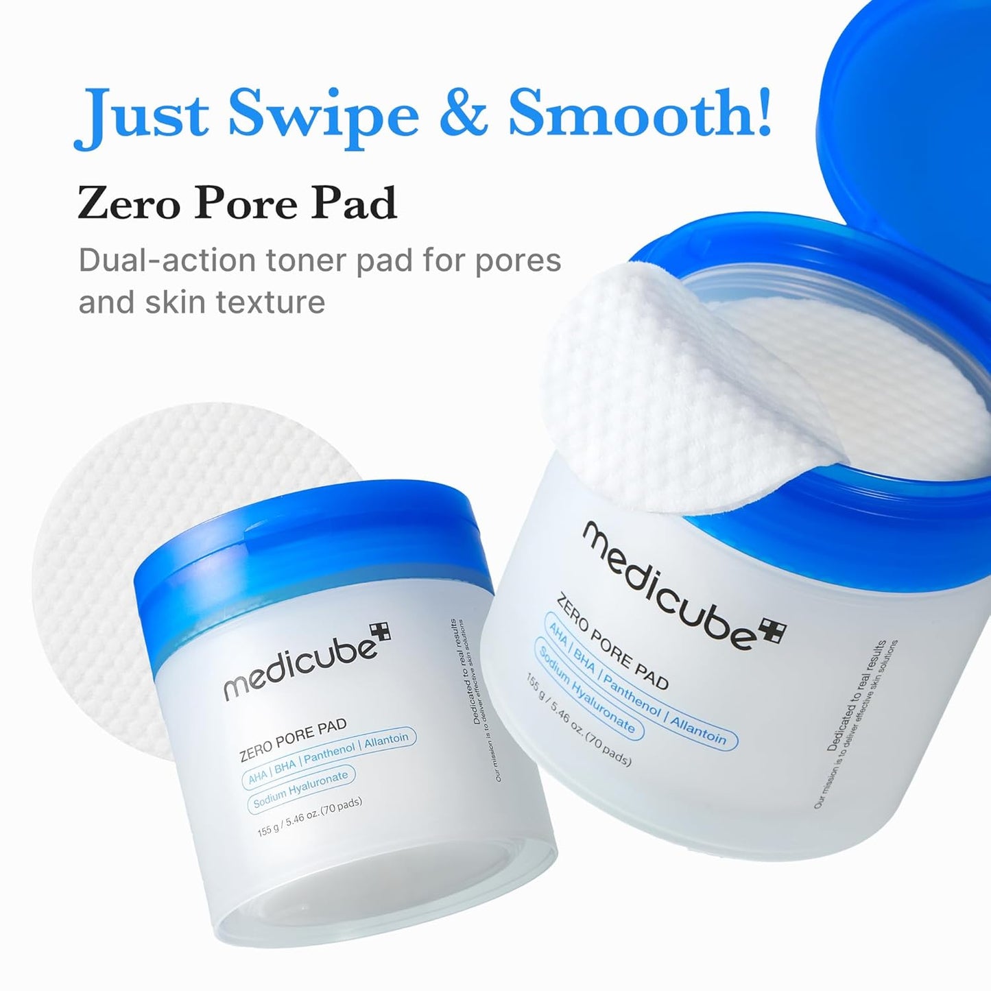 Medicube Almohadillas de tóner Zero Pore Pad 2.0