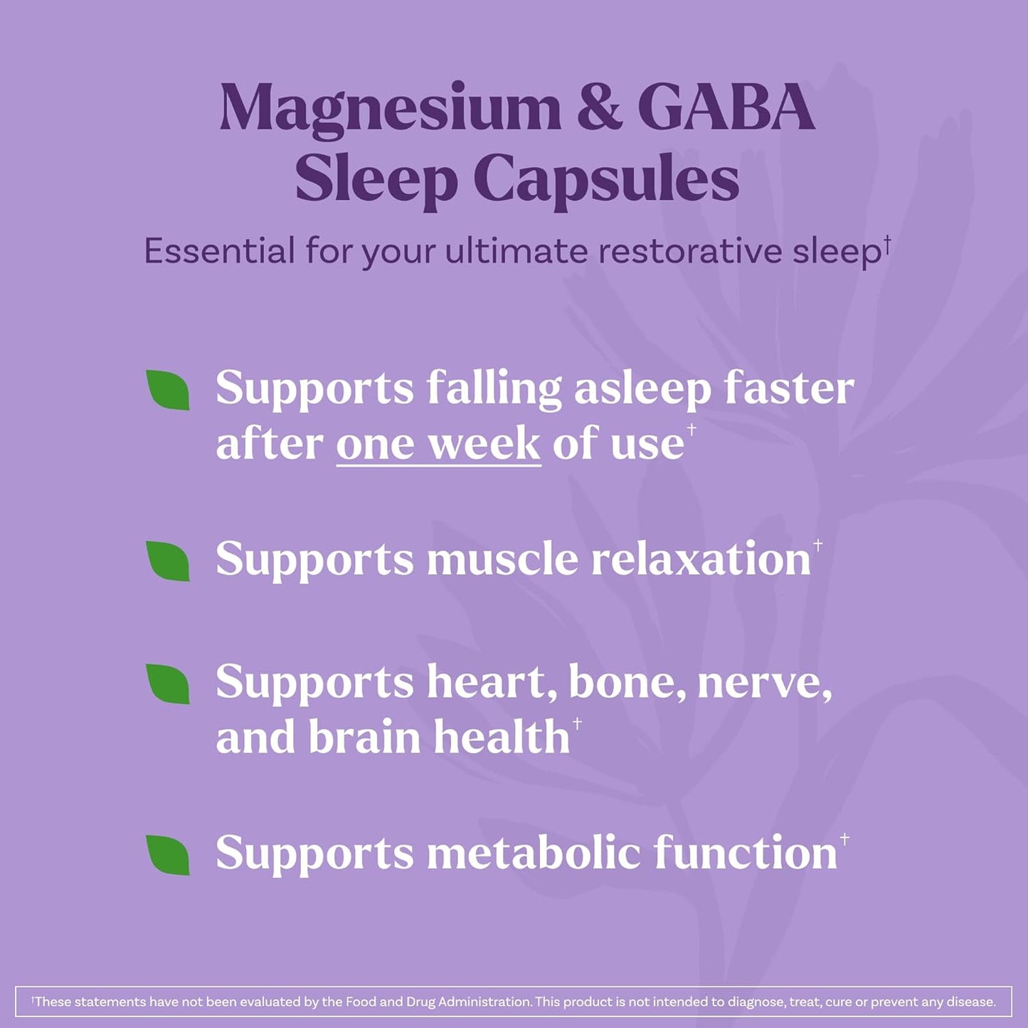 Natrol Cápsulas Sleep & Restore con glicinato de magnesio 100 mg