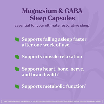 Natrol Cápsulas Sleep & Restore con glicinato de magnesio 100 mg