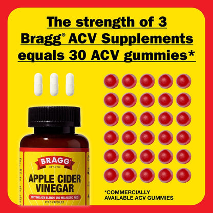 Apple Cider Vinegar Capsules with Vitamin D and Zinc