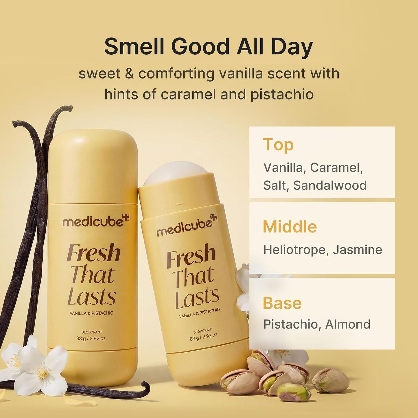 Deodorant Kojic Acid & Turmeric for Women & Men, Aluminum-Free
