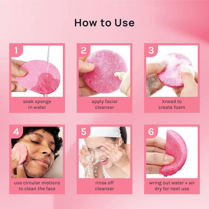 Studio 50-Count Compressed Facial Sponges