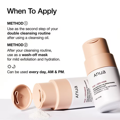 Rice Enzyme Brightening Cleansing Powder