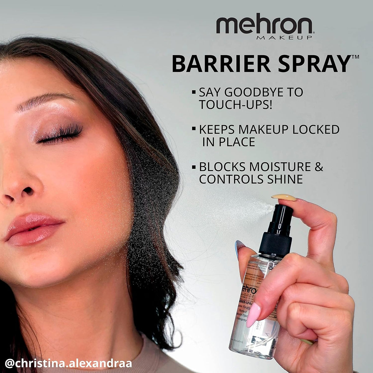 Mehron Makeup Barrier Spray -  Professional Makeup Setting Spray