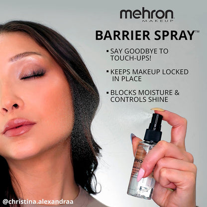 Mehron Makeup Barrier Spray -  Professional Makeup Setting Spray