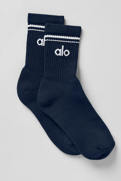 Unisex Half-Crew Throwback Sock