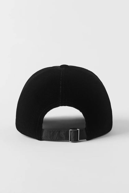 Velvet Off-Duty Cap