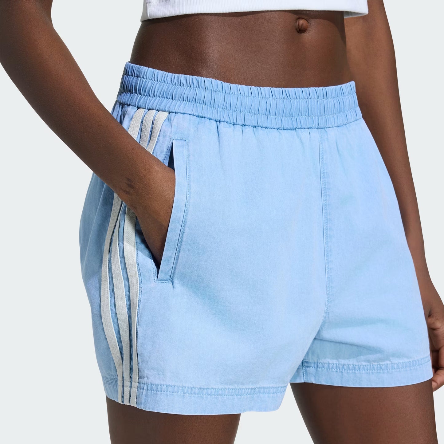 Adidas Originals Summer Glow Denim Shorts