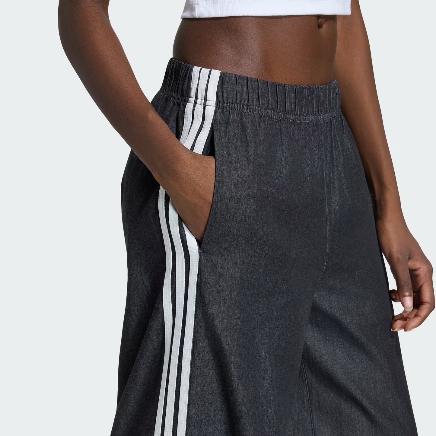 ADIDAS ORIGINALS SUMMER GLOW WIDE LEG TRACK PANTS