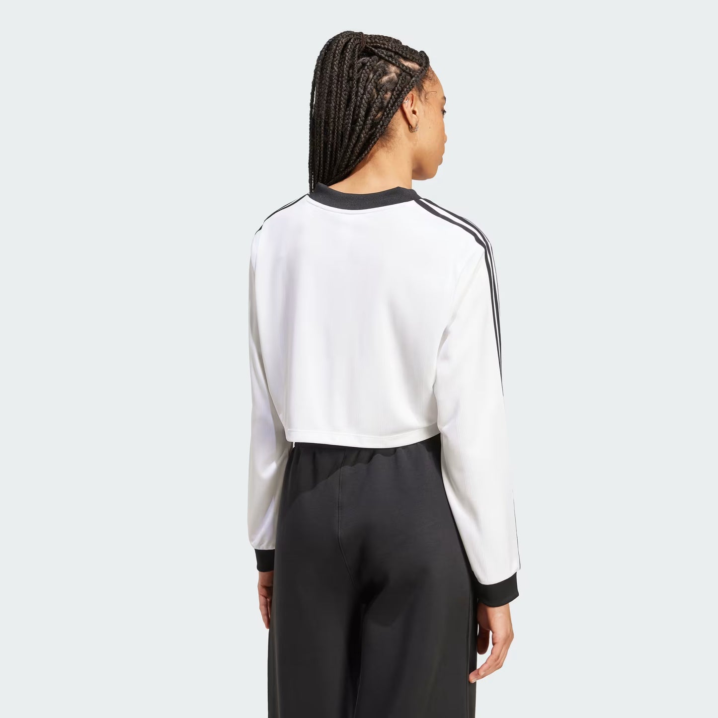 Adicolor Soccer Jacquard Crop Long-Sleeve Top