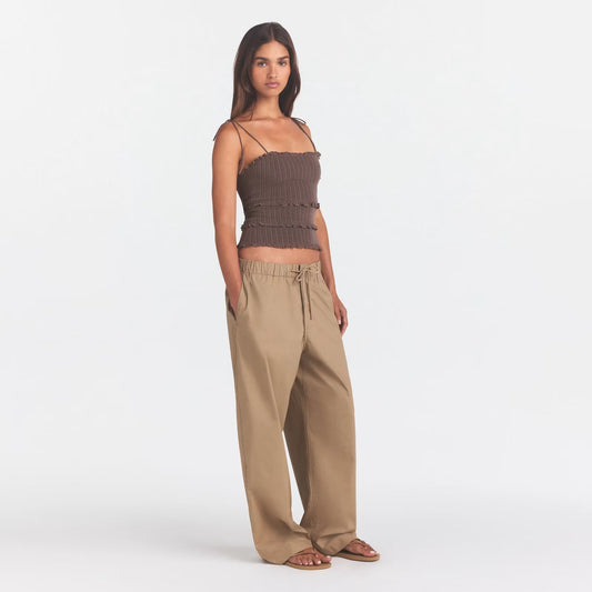 Oversized straight leg pant