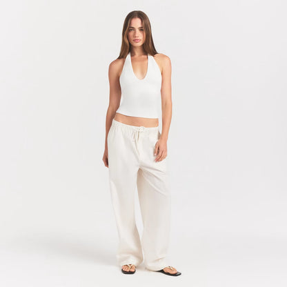 Oversized straight leg pant