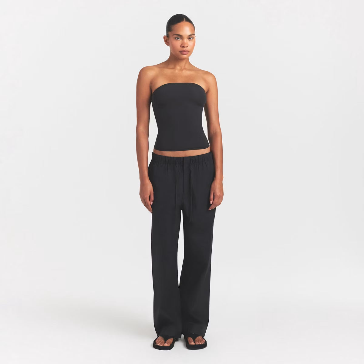 Oversized straight leg pant