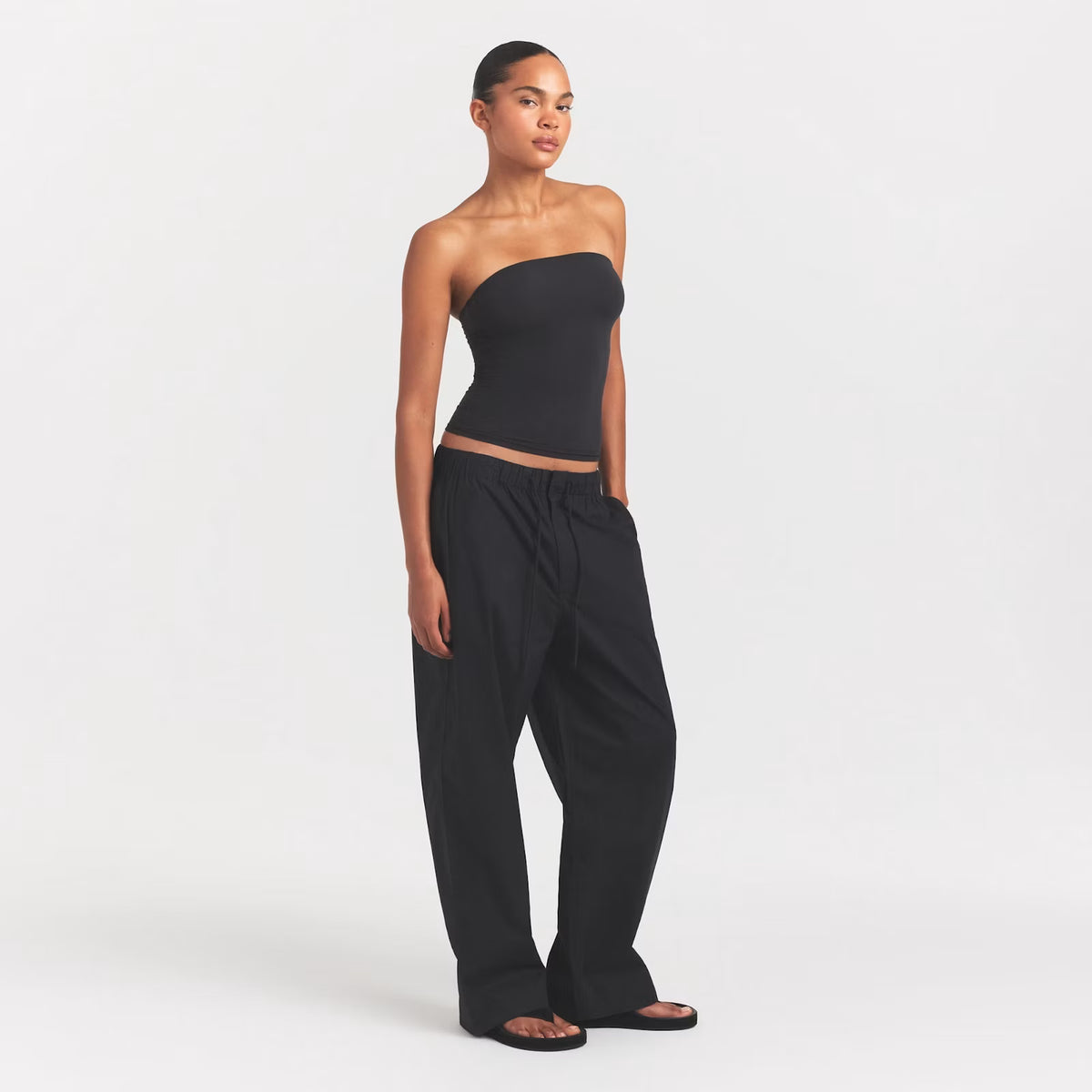 Oversized straight leg pant