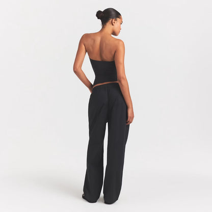 Oversized straight leg pant