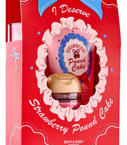 Strawberry Pound Cake Gift Set