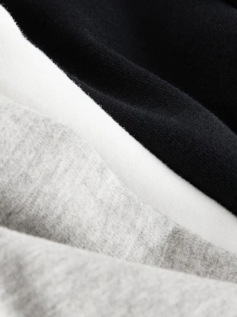 smALLSAINTS Black/White Logo Crew Relaxed T-Shirts 3 Pack
