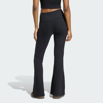 ESSENTIALS RIB FLARED LEGGINGS