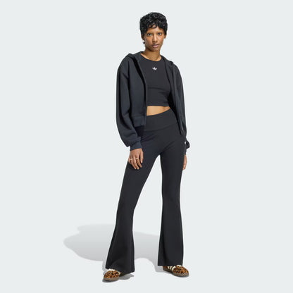 ESSENTIALS RIB FLARED LEGGINGS