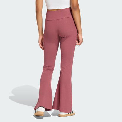 ESSENTIALS RIB FLARED LEGGINGS