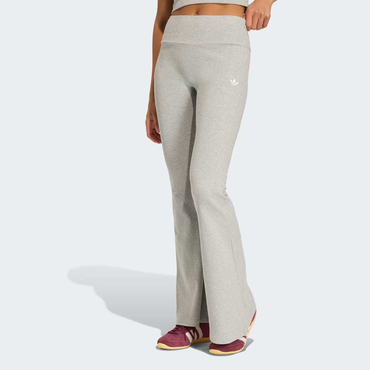 ESSENTIALS RIB FLARED LEGGINGS
