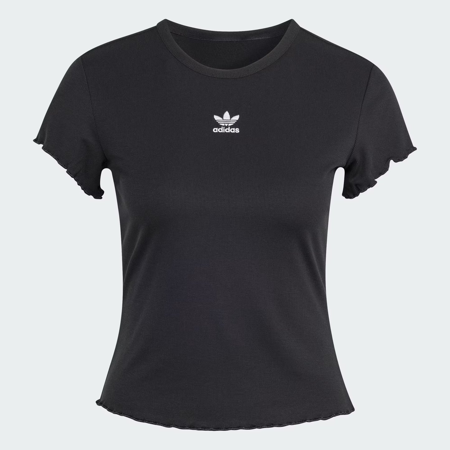 ESSENTIALS SCALLOPED EDGE BABY TEE