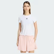 ESSENTIALS SCALLOPED EDGE BABY TEE
