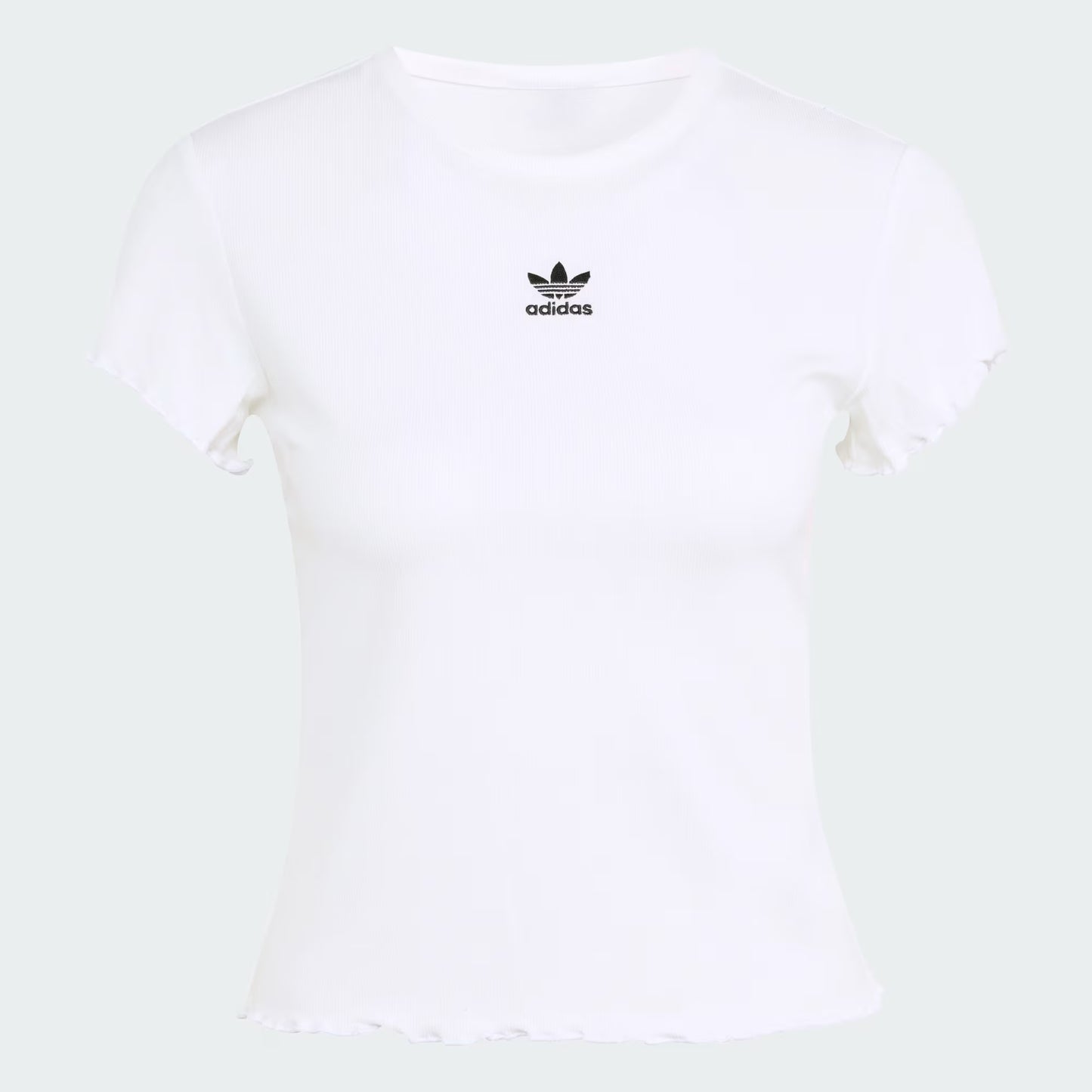 ESSENTIALS SCALLOPED EDGE BABY TEE