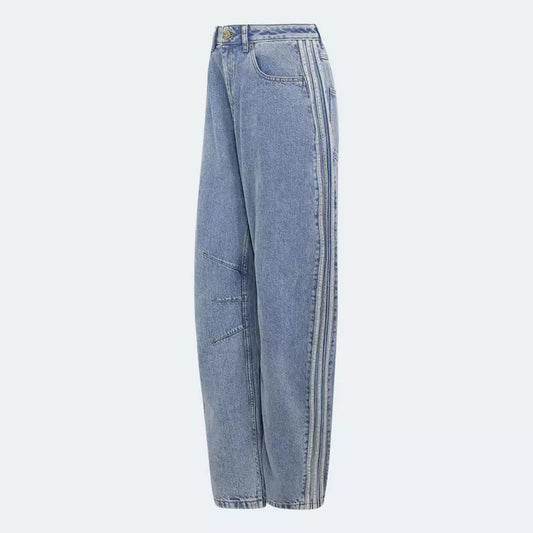 HIGH RISE BARREL LEG DENIM PANT