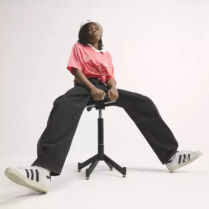 HIGH RISE BARREL LEG DENIM PANT