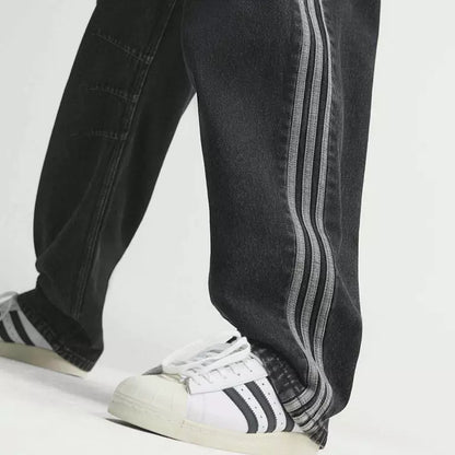 HIGH RISE BARREL LEG DENIM PANT