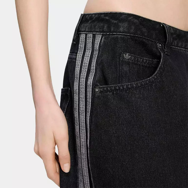 HIGH RISE BARREL LEG DENIM PANT