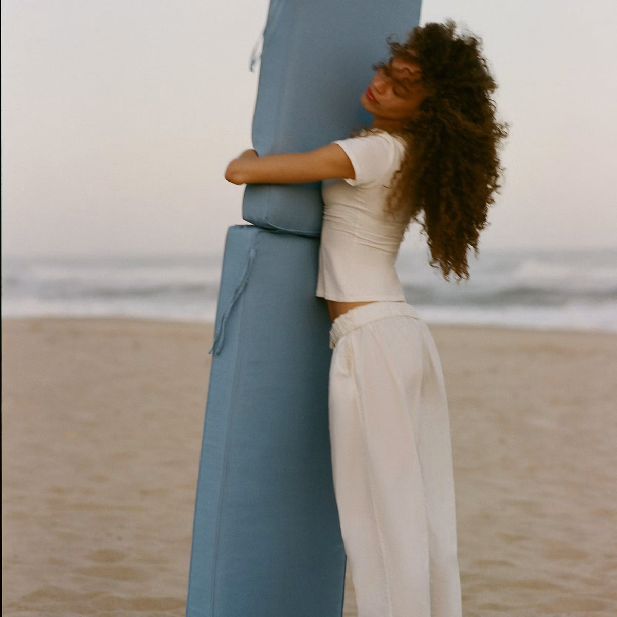 Oversized straight leg pant