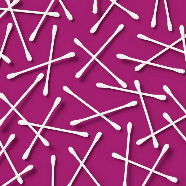 Cotton Swabs Paper Sticks - 50ct