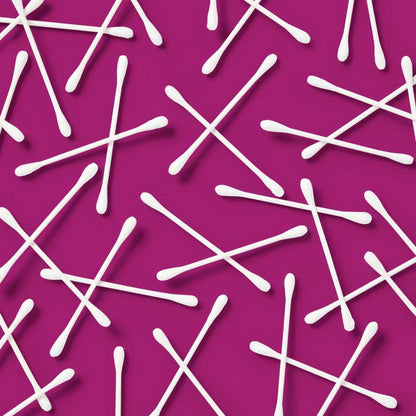 Cotton Swabs Paper Sticks - 50ct