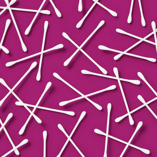 Cotton Swabs Paper Sticks - 50ct