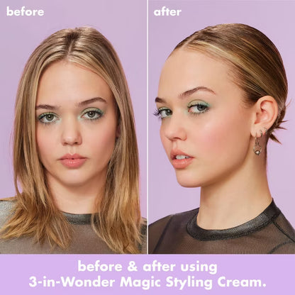 Hair 3-in-Wonder Magic Styling Cream Wand - Smooth Frizz + Slick Flyaways