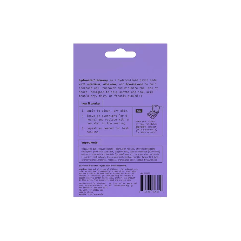 Starface Hydro-Star Recovery Patches