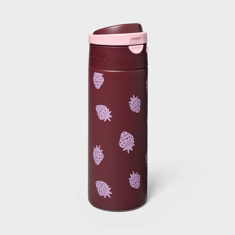 20 oz Stainless Steel Portable Water Bottle - Cat & Jack™ Strawberry