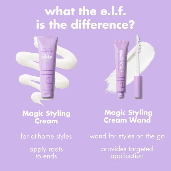 Hair 3-in-Wonder Magic Styling Cream Wand - Smooth Frizz + Slick Flyaways