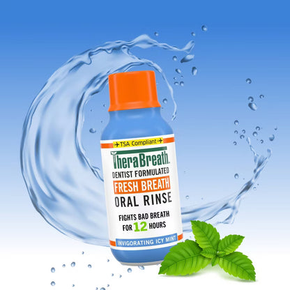 TheraBreath Fresh Breath Mouthwash Alcohol-Free - Icy Mint