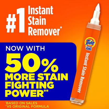 Tide To Go Stain Remover Pen - 1ct/ 0.33 fl oz: Bleach-Free, Not For Leather, Fresh Scent