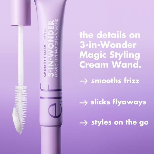 Hair 3-in-Wonder Magic Styling Cream Wand - Smooth Frizz + Slick Flyaways