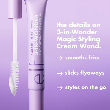 Hair 3-in-Wonder Magic Styling Cream Wand - Smooth Frizz + Slick Flyaways